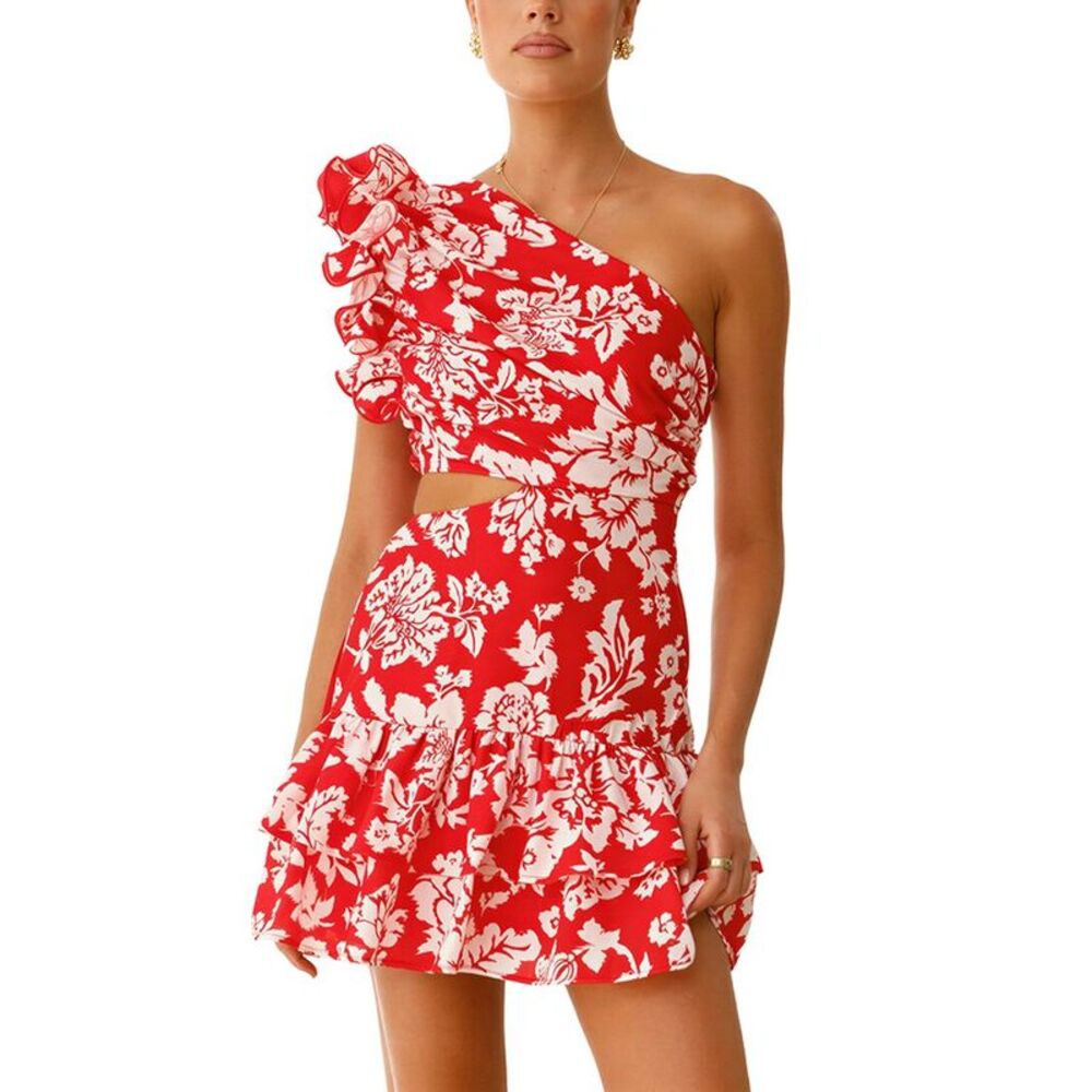 Leon Gori Womens  Printed Mini Dress